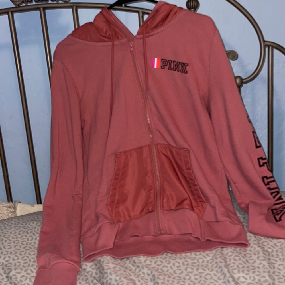 VS PINK zip up hoodie